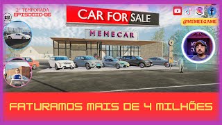 🔥Faturamos Mais de 4 Milhões🔥❤️CAR FOR SALE SIMULATOR❤️ 2ºT EP06 [upl. by Llirrem]