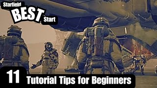 Starfield Best Start Best 11 Tips for New Players Starting the Game starfield starfieldgameplay [upl. by Enaffit656]