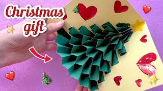 DIY CHRISTMAS GIFT  CUTE GIFT  DIY CHRISTMAS TREE  CUTE CHRISTMAS CARD 🎄 [upl. by Libnah447]