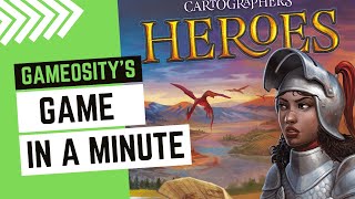 Game in a Minute Cartographers Heroes [upl. by Arch373]