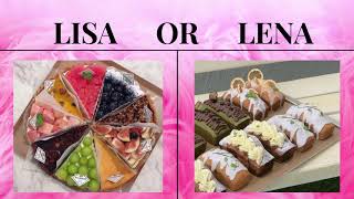 LISA VS LENA  Drinks amp Desserts [upl. by Enomal]