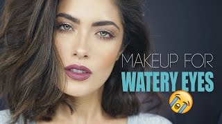 quotGRWMquot Makeup for Watery Eyes  Melissa Alatorre [upl. by Enomas720]