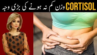 How To Reduce Cortisol Levels For Weight Loss UrduHindi  Cortisol Hormones [upl. by Campagna]