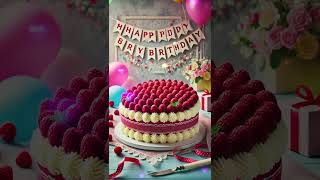 quotRaspberry Cake Birthday Blissquot shorts happybirthdaymusic birthdaycake [upl. by Uht]