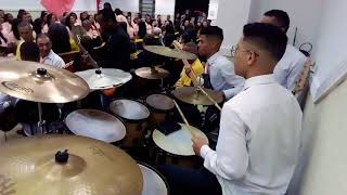 Eliã Oliveira  No tempo Dele • Drum cover • Vinicius Oliveira [upl. by Myer785]