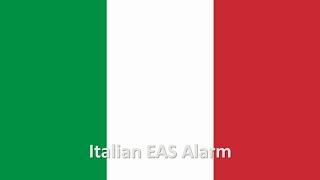 EAS Alarm YouTube  Italian EAS Alarm with history [upl. by Arykat]