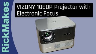 VIZONY 1080P Projector with Electronic Focus [upl. by Lu]