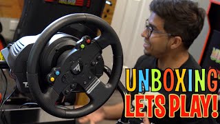 UNBOXING amp LETS PLAY Thrustmaster TMX PRO  200 Racing Wheel Simulator [upl. by Mukund]