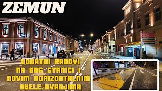 Zemun Glavna ulica i dalje bez saobraćajadodatni radovi na BAS stajalištima kao i na semaforima [upl. by Abbi48]