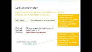 Logisch Redeneren [upl. by Lynus]