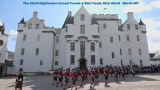 The Atholl Highlanders  March Off 2023 [upl. by Bonns]