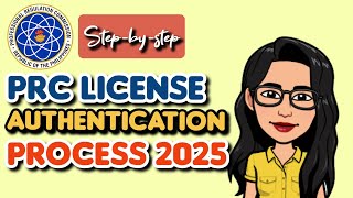 PRC License Authentication Process Stepbystep [upl. by Meesan847]