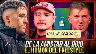 GAZIR reacciona a LA GUERRA entre CHUTY Y ACZINO 🪖 El Humor Del Freestyle [upl. by Kitrak622]