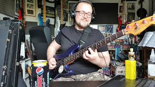 Motorhead Stone Dead Forever Bass Cover Bass play along solo [upl. by Gail179]