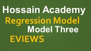 Regression Model Three Residual Analysis EVIEWS [upl. by Adnanref]