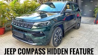 Jeep Compass Smart Easy Entry Hidden Features 👁 [upl. by Ennaecarg988]