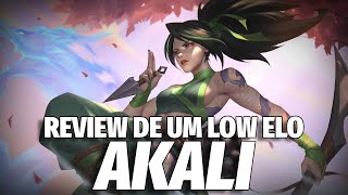 DÁ PRA JOGAR DE AKALI SEM SABER COMBO  REVIEW DE UM LOW ELO [upl. by Annoya]