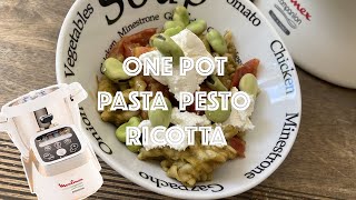 Recettes Companion — ONE POT PASTA PESTO FEVES amp RICOTTA [upl. by Yerxa]