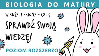 Sprawdź swoją wiedzę z działu wirusy i priony  quiz test sprawdzian koniec działu  biologia [upl. by Dorin]