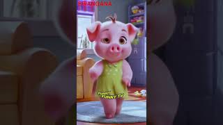 quotAdorable Pigs Fun Dance Moves  PigDance CuteAnimals FunnyShortsquot [upl. by Ehtyde658]