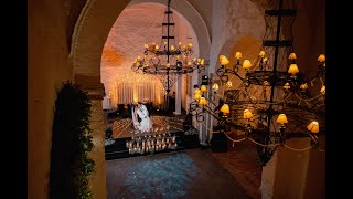 Trailer for Black and White Vintage Hollywood Latino Wedding in Cartagena [upl. by Miun587]