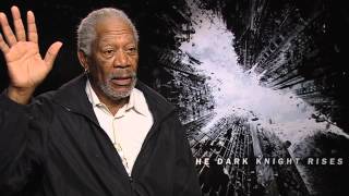 Morgan Freeman Exclusive Interview  The Dark Knight Rises [upl. by Ecneps]