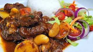 BROWN STEW BEEF BEEF STEW  recipe [upl. by Anastasio]