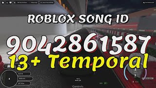 13 Temporal Roblox Song IDsCodes [upl. by Nelleh120]