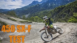 2016 KTM 450 SXF Test [upl. by Elehcin245]