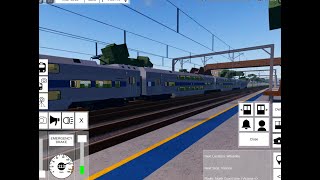 Roblox Trainways Driving a V set to Victoria but in the end of this video… I HIT A BUFFER [upl. by Romola]