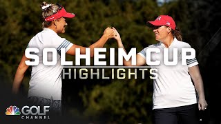 2024 Solheim Cup Day 2 Foursomes  EXTENDED HIGHLIGHTS  91424  Golf Channel [upl. by Laerdna225]