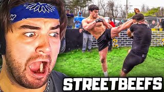 KingWoolz Reacts to THE CRAZIEST STREETBEEFS SESSION YET Hilarious [upl. by Volnay333]