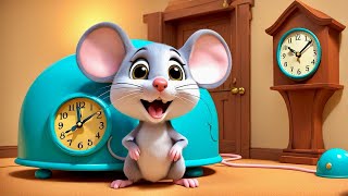 Hickory Dickory Dock  Fun Clock Song for Kids  Nursery Rhymes amp Songs [upl. by Michele]