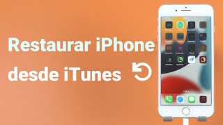 Restaurar iPhone desde la copia de seguridad con iTunes iOS 181716 [upl. by Nnylarak637]