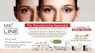 MELINE  The Demelanizing Specialist Specially developed for Indian Ethnic skin [upl. by Colver]