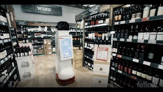 NAVii Autonomous Customer Service Robot at BevMo [upl. by Nageem]