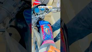 Bike Modify 🔥💯 sticker brand modified modifcation bike modify trending youtube shorts [upl. by Ellenhoj137]