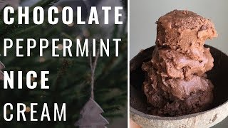 Chocolate Peppermint Nice Cream Vegan WFPB [upl. by Tterag]