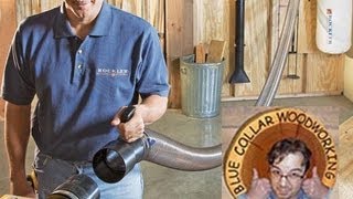 Stumpy Nubs Entertaining Review Rockler Dust Right woodworking dust collection system [upl. by Oinigih]