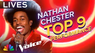 Nathan Chester Performs Otis Reddings quotTry a Little Tendernessquot  The Voice Lives  NBC [upl. by Eleynad560]