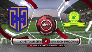 Absa Premiership 201819  Cape Town City vs Mamelodi Sundowns [upl. by Paulson]