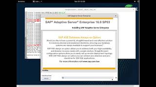 Video 7  How to install Sybase SAP ASE 16 SP3 Database on Linux [upl. by Nyvar]