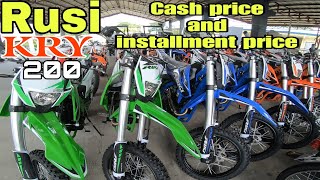 Rusi KRY 200  2023 price for cash and installment [upl. by Germann460]