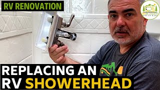 RV Shower Faucet and Shower Head Replacement [upl. by Cindra]