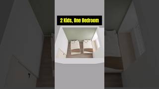 Maximize Small Bedrooms Smart Design for Two Kids [upl. by Llerrahs]