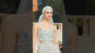 Vittoria Ceretti Chanel runway closing wedding swimsuit 2023 edit edits shortsfeed [upl. by Ennairda]