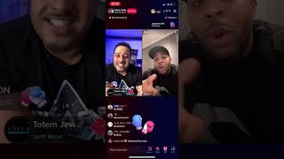 Amio talio and bouncerplaydirty heated argument on TikTok THE WHOLE LIVE [upl. by Anawt]