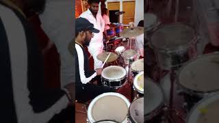 Emil playing drums aasai nooru vagai song 88257608719840311701 [upl. by Kaczer]