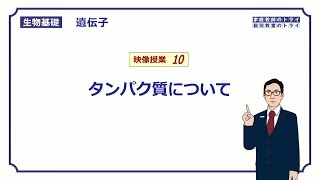 【生物基礎】 遺伝子10 タンパク質について （１３分） [upl. by Ulda]