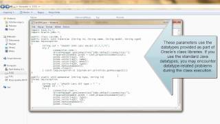 Oracle and Java tutorial Java Stored Procedure [upl. by Ahtelra657]